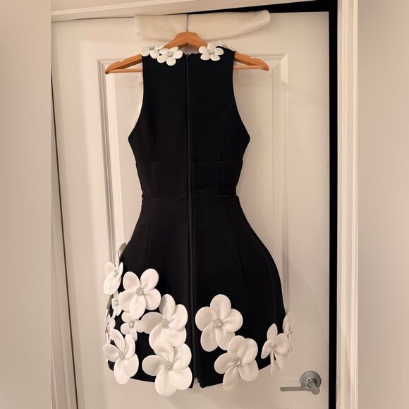 NWOT BRONX AND BANCO Estelle Black and White Mini Dress - Picture 14 of 16